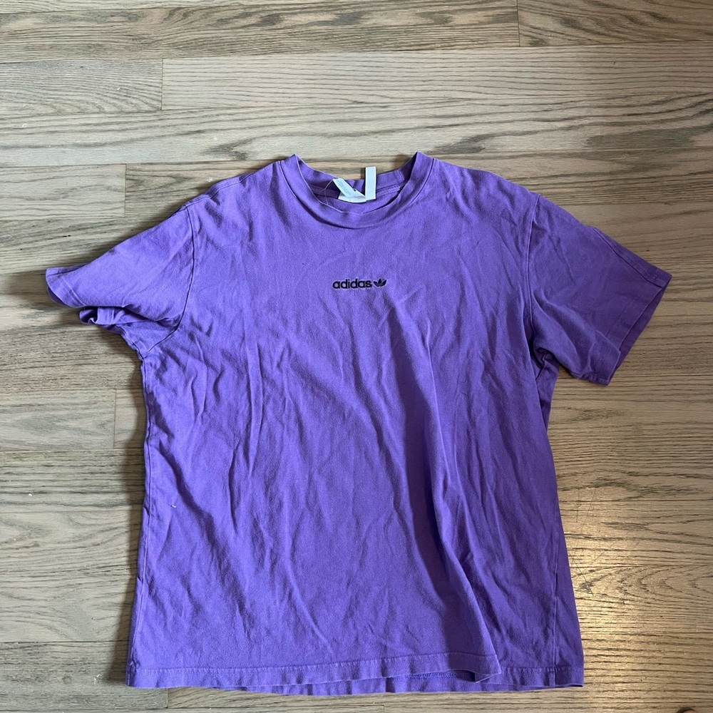 Adidas Men's Purple T-Shirt